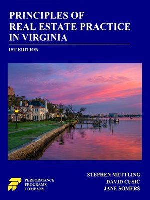 cover image of Principles of Real Estate Practice in Virginia
